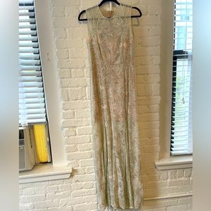 BCBGMAXAZRIA maxi dress size 4, white, mint and nude